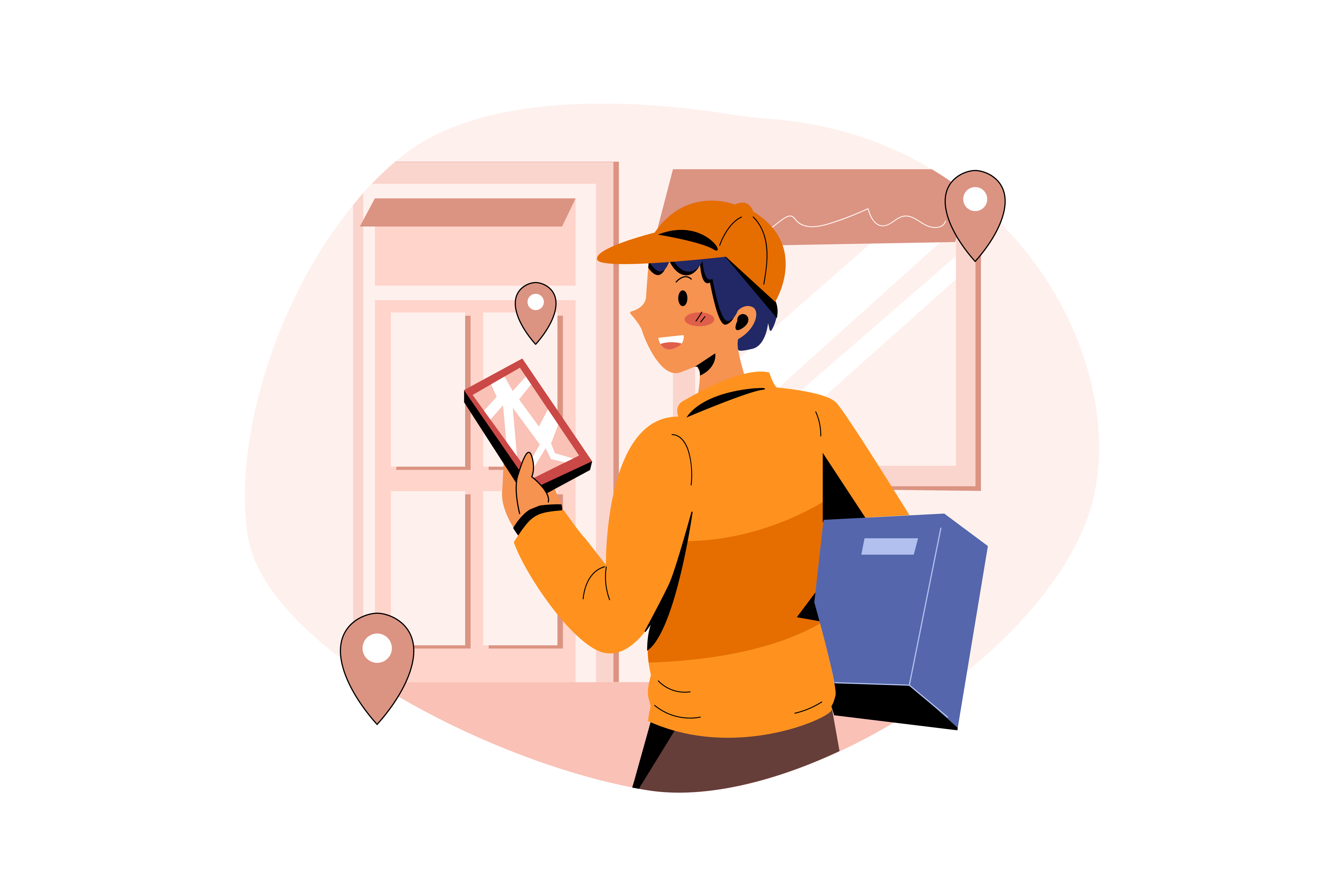 Ilustrasi melacak pesanan